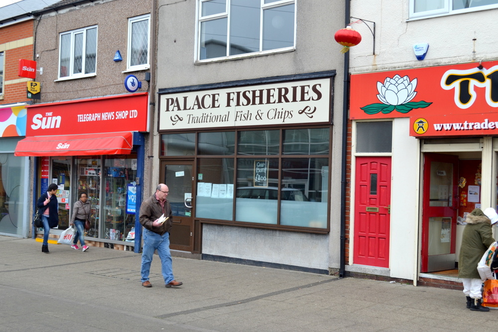PALACE FISHERIES 23 COLE STREET SCUNTHORPE NORTH LINCOLNSHIRE,